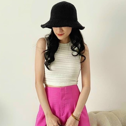 Áo ba lỗ nữ dáng croptop chất xốp mềm co giãn PANOSI - A652