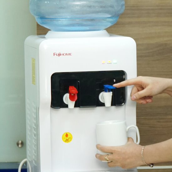 Cây nước nóng lạnh mini nhập khẩu FUJIHOME WD5320E,Máy nước uống nóng lạnh bình lọc nước gia đình tự ngắt tiết kiệm điện