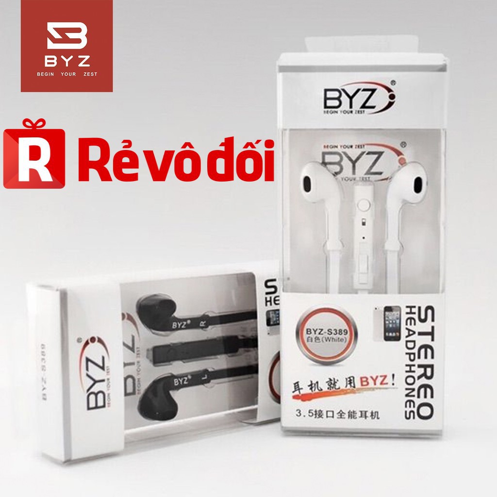 Tai Nghe BYZ S389 Chính Hãng  TAI NGHE DÂY DẸT/ CHỐNG ĐỨT