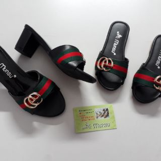 [Giày Dép MUNSU]_Set Guốc Mẹ & Dép Bé