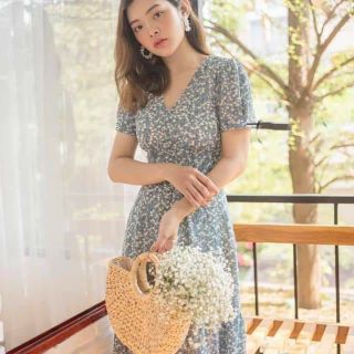 (ẢNH THẬT)VÁY MAXI HOA NHẸ NHÀNG HÀN QUỐC
