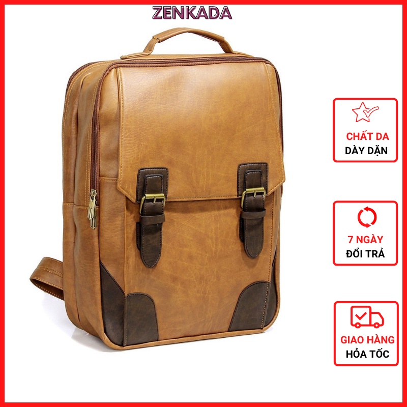 Balo đựng laptop 15.6 inch - 17.3 inch , balo công sở Zenka nhiều ngăn rộng rãi rất tiện dụng_ZBL61