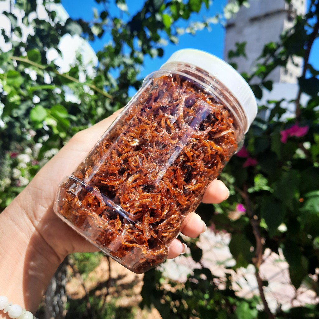 Hũ 200gr Cá Cơm Rim giòn - Cá Cơm Mờm Sữa Rim | BigBuy360 - bigbuy360.vn