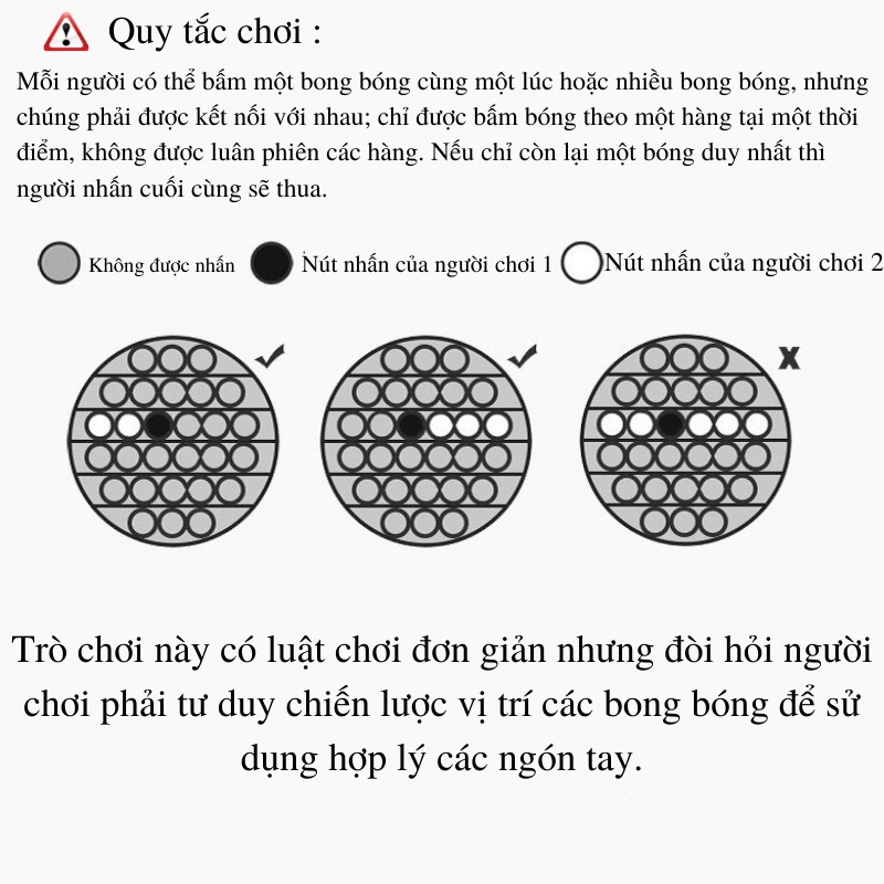 Đồ Chơi Pop It, Đồ Chơi Bóp Bong Bóng Giải Trí Giúp Giảm Căng Thắng Nhiều Màu PAPAA.HOME