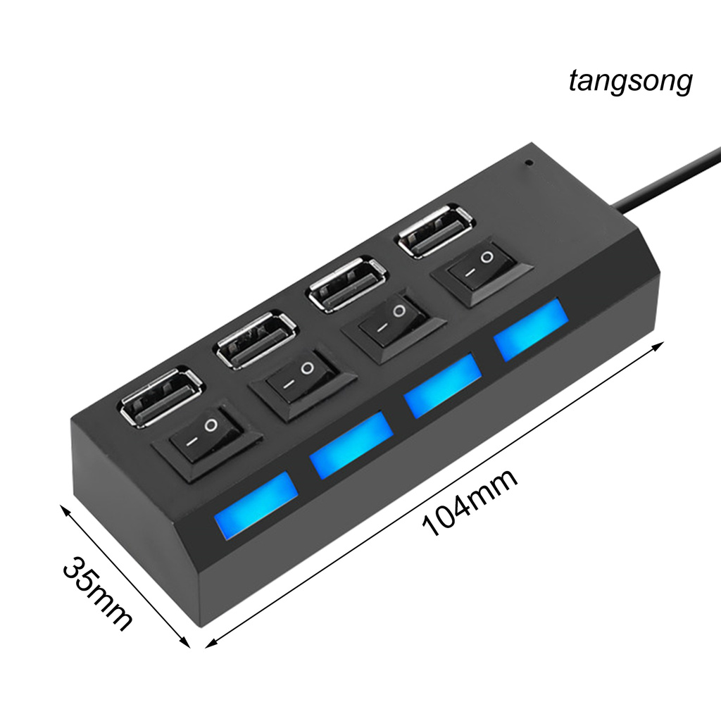 Bộ Chia Cổng Usb 2.0 4 Cổng Cho Máy Tính