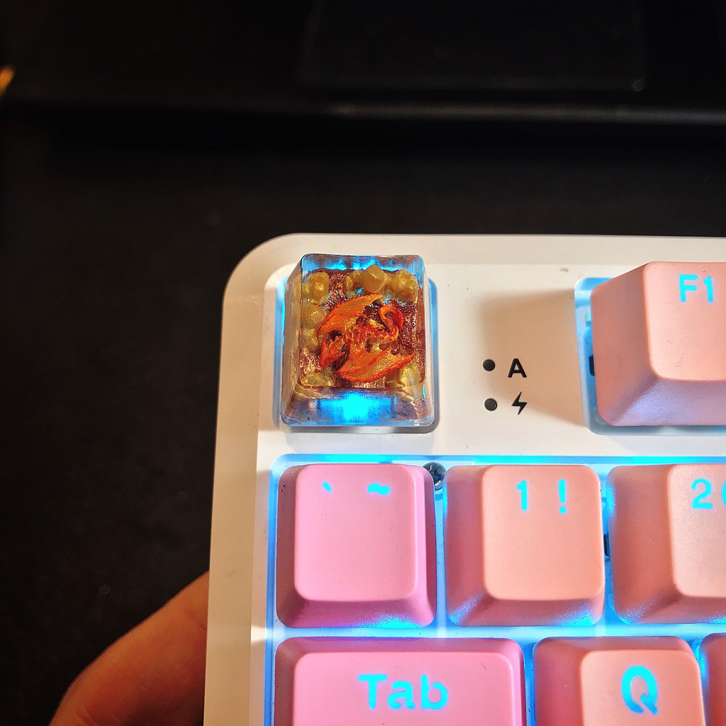 Keycap rồng 🐉 XUYÊN LED profile OEM - keycap artisan Dragon trang trí bàn phím cơ gaming