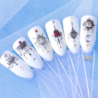 Sticker nước dán móng hoa văn hình xam
