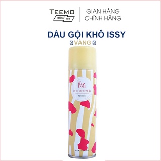 Dầu gội khô 💧𝑭𝒓𝒆𝒆𝒔𝒉𝒊𝒑💧 dầu gội khô issy - vàng 150ml - dạng xịt gội khô cho tóc bết dầu - hết ngứa & hết bết dính tóc