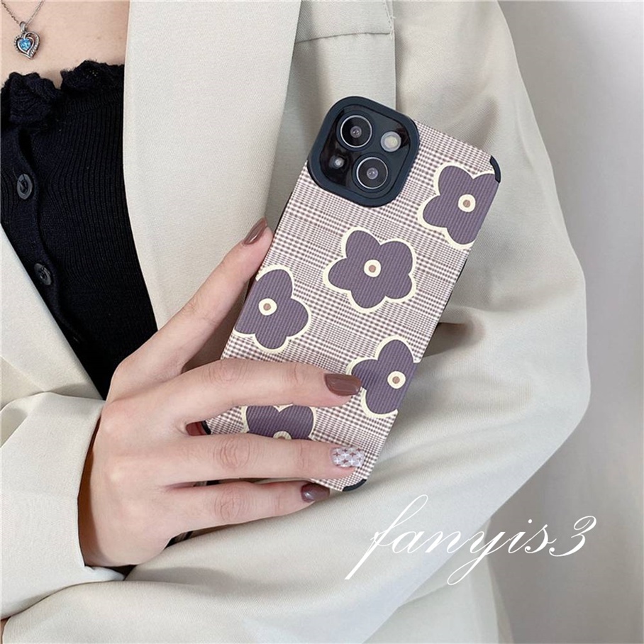 Ốp Điện Thoại Dẻo Họa Tiết Hoa Dễ Thương Chống Sốc Cho For iPhone 13 12 11 Pro Max X XR Xs Max 7 8 Plus SE 2020