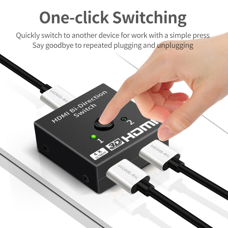Bộ Chia Cổng HDMI 4K 3D 4K HD 4K HDR HDCP Cho PS4 PC TV Xbox HDTV