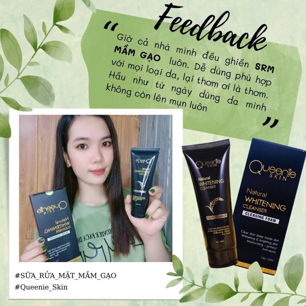 Sữa Rửa Mặt Mầm Gạo Queenie Skin - Sữa Rửa Mặt Queenie Skin Date Mới Nhất