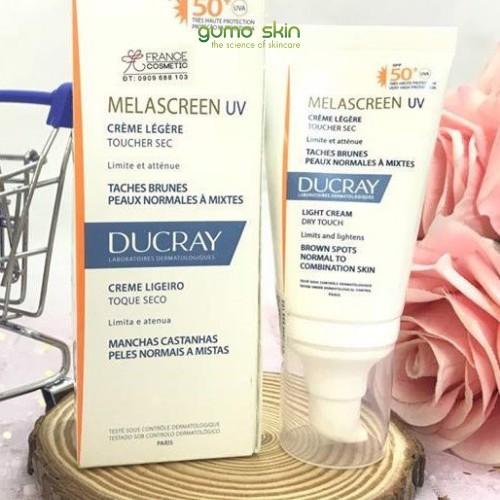 Kem Chống Nắng Ducray Melascreen UV Light Cream SPF50+ Hỗ Trợ Giảm Nám (40ml)