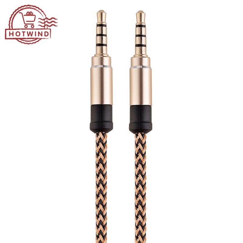 Dây cáp âm thanh jack 3.55mm nhiều màu sắc 1m