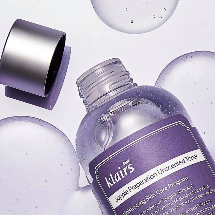 Toner Klairs Nước Hoa Hồng Dưỡng Ẩm Dear, Klairs Supple Preparation Facial Unscented 180ml - Khongcoson