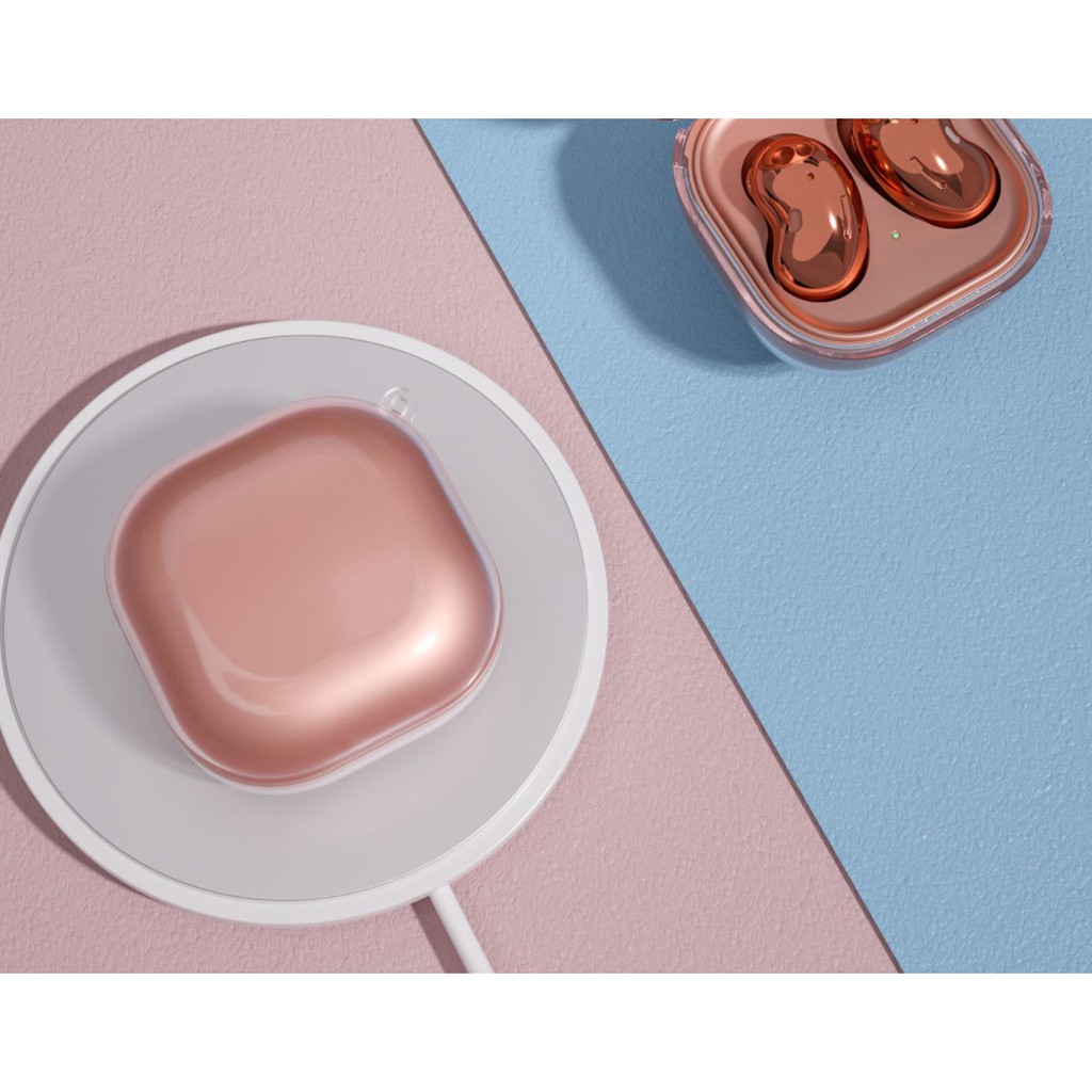 Ốp case silicon trong suốt vỏ cao cấp cho tai nghe Samsung Galaxy Buds Live/ Pro / Buds 2 / Buds2 Pro