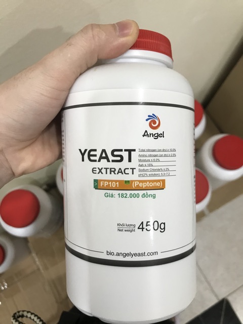 YEAST EXTRACT, peptone 450g FP101 đông trùng hạ thảo nuôi cấy vi sinh pepton angel