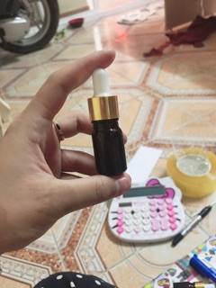 Lọ bóp tinh dầu nâu 5ml (combo 20 lọ)