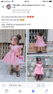 Đầm công chúa phối hoa