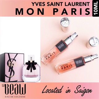 Nước Hoa Nữ YSL Mon Paris 🍓 Mini 10ml Dạng Lăn Dạng Xịt-Dầu Thơm Bỏ Túi Size Nhỏ Tiện Dụng-LaBeaw