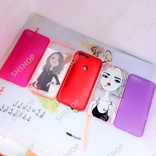 Ốp lưng mỏng giấy iphone 7 plus (trắng)