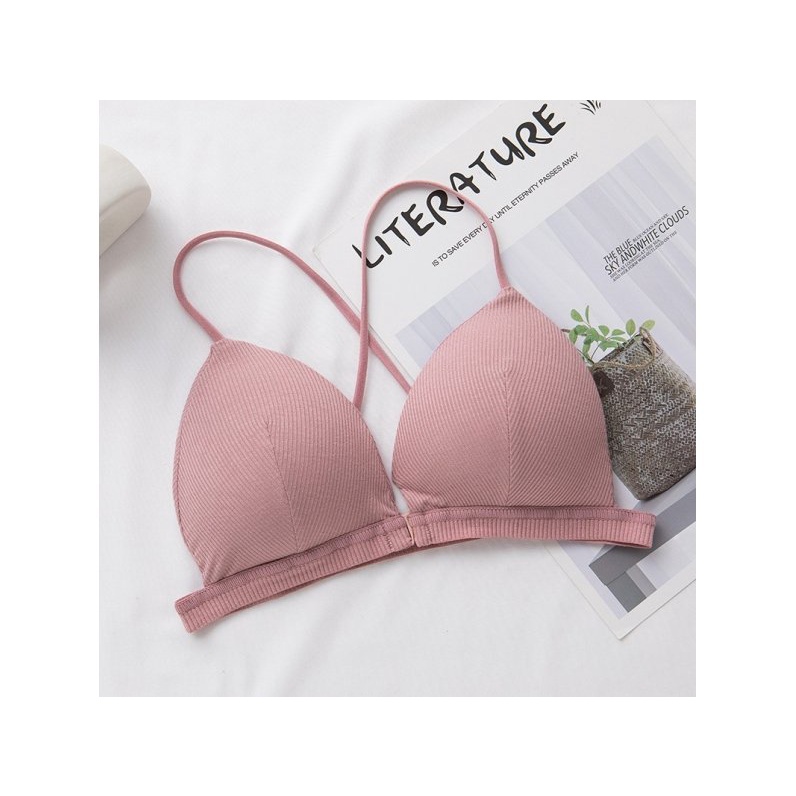 Áo bra 2 Dây sợi mảnh cài trước - Bra24