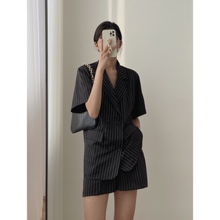 set vest kẻ sọc 559