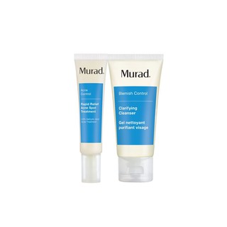 Bộ Sản Phẩm Gel Trong Suốt Giảm Mụn 4H + Sữa Rửa Mặt Giảm Mụn Clarifying Cleanser Acne