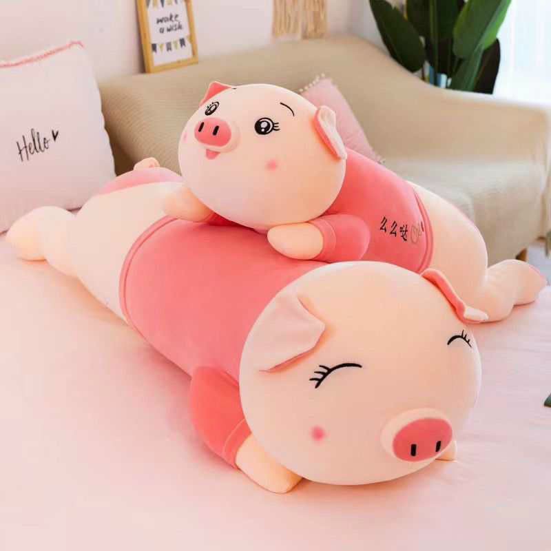 gấu bông heo áo hồng xinh hàng cao cấp