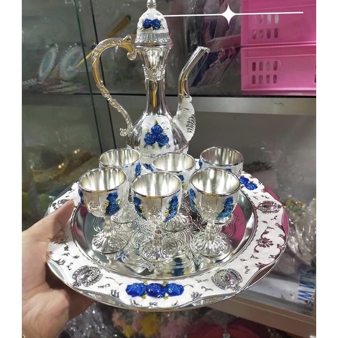 phụ kiện hầu đồng- bộ ấm và ly dâng thánh , hầu đồng | BigBuy360 - bigbuy360.vn