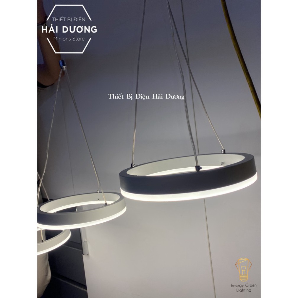 Đèn Thả Trang Trí - Đèn Thả Trần 3 Vòng Tròn TLVM20x3 Kiểu Dáng Hiện Đại - 3 Chế Độ Ánh Sáng - Phù Hợp Mọi Không Gian