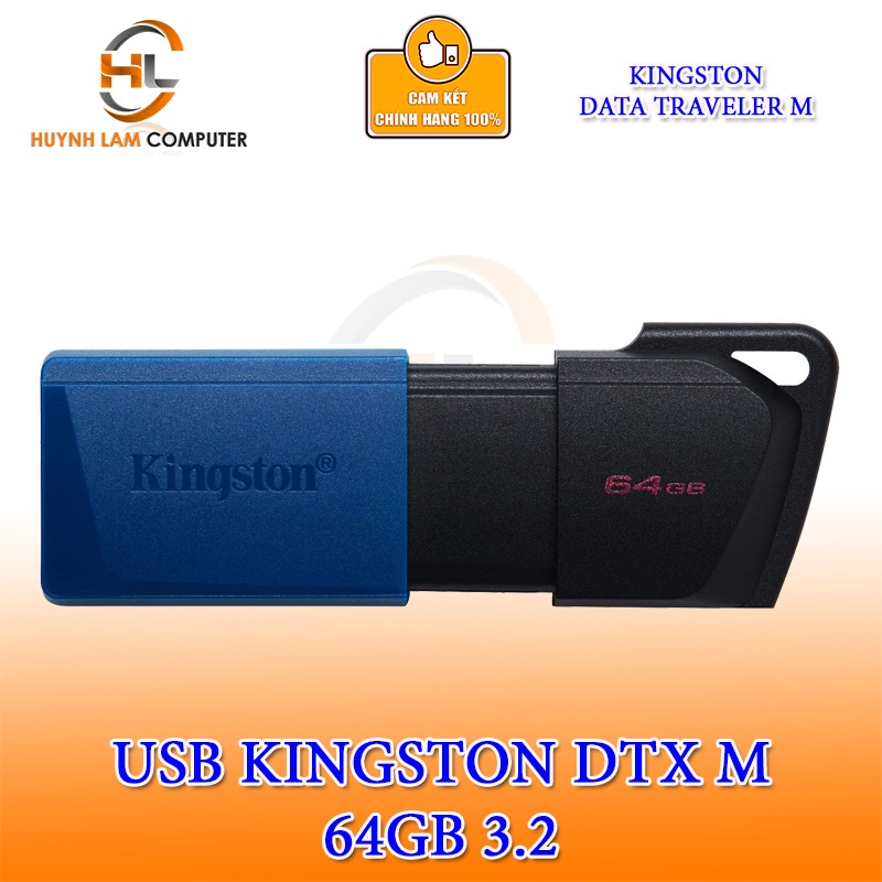 USB Kingston 64GB DataTraveler M 3.2 - Chính hãng