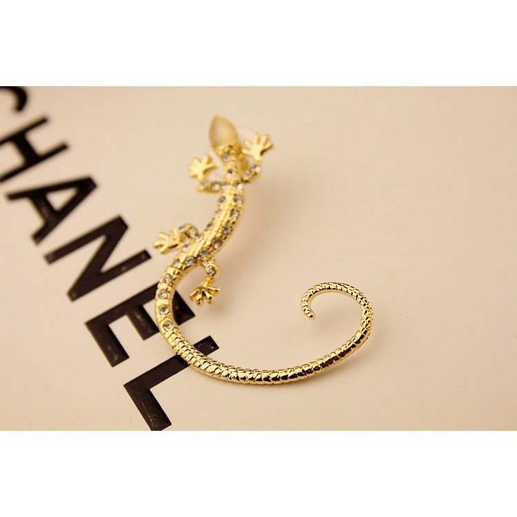 Khuyên tai thằn lằn đeo 1 bên cá tính BT57