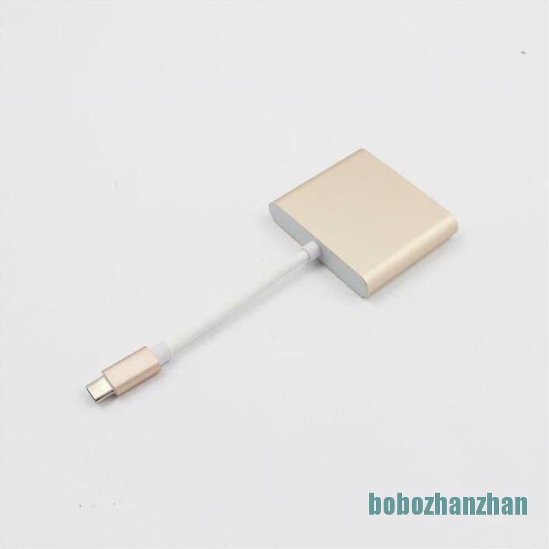 [bobozhanzhan]Type C to 4K HDMI USB 3.0 Charging HUB Adapter USB-C 3.1 Converter For Macbook