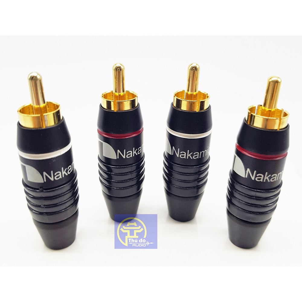 Jack AV Hoa Sen NaKamichi cao cấp / Jack RCA / Jack Bông Sen