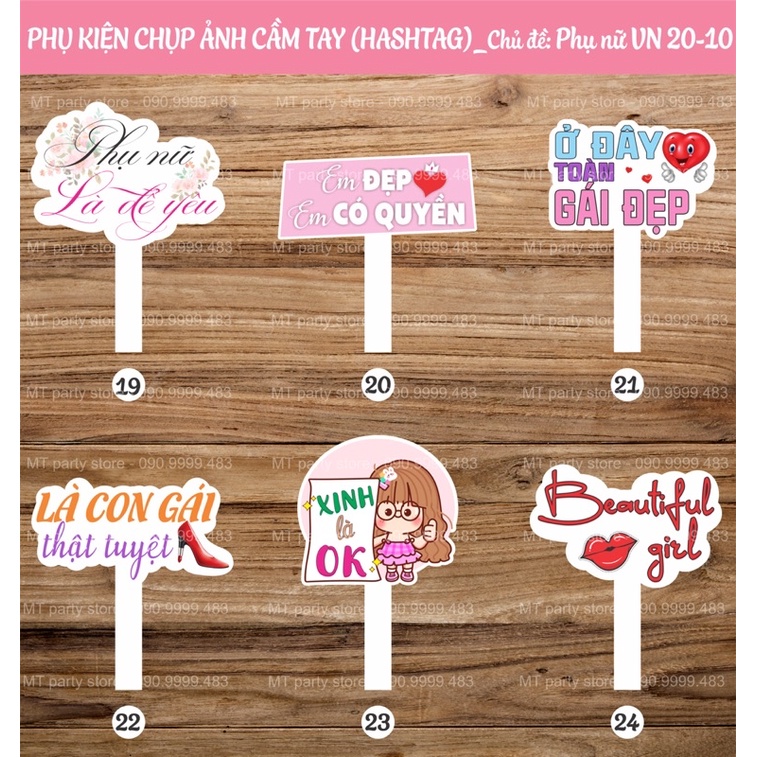 HASHTAG CHỤP HÌNH NGÀY PHỤ NỮ VIỆT NAM - 20 THÁNG 10
