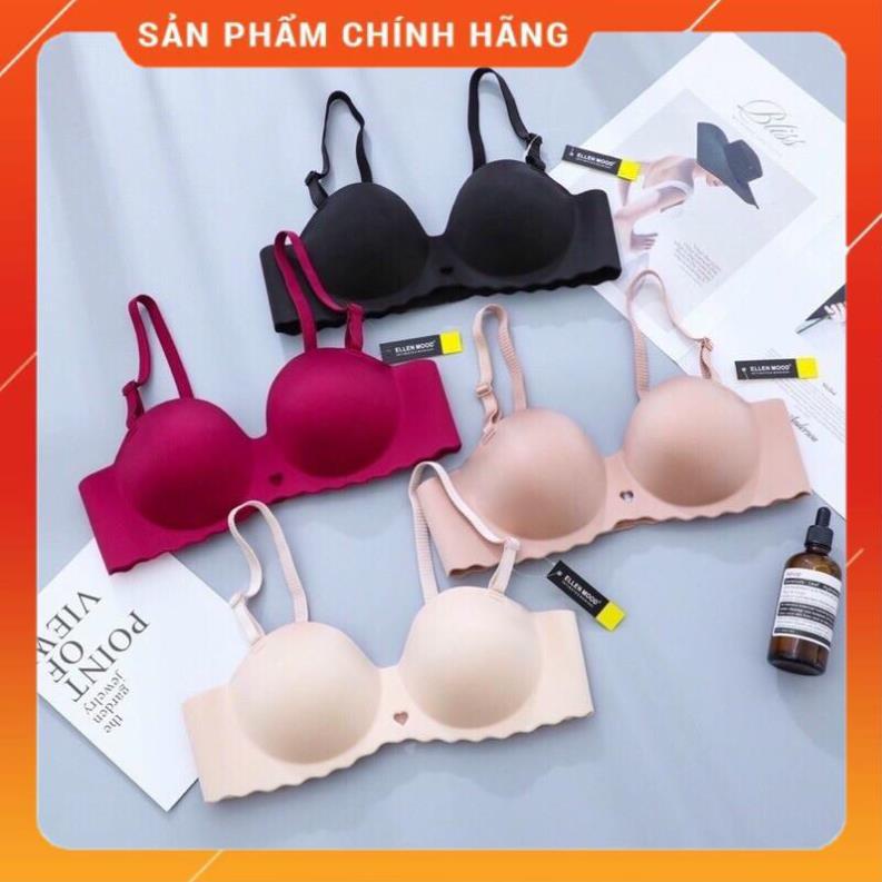 Áo Ngực Đúc Su Không Gọng Quả Ngang Đệm Bàn Tay Cao Cấp A2218