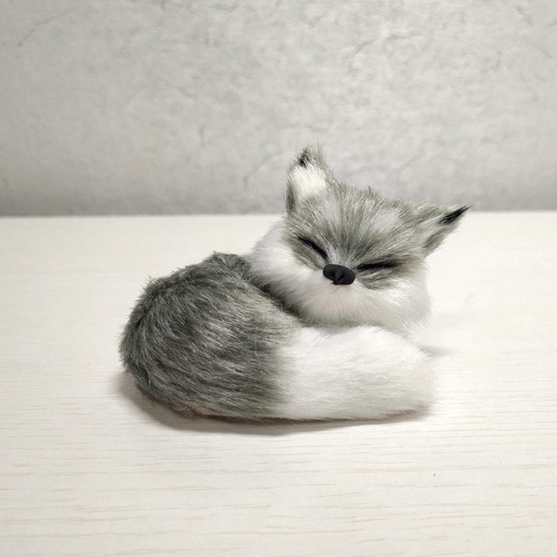 Đồ trang trí Cáo Nhồi Bông 3 Trong 8cm Trang Trí Phòng Học Giáng Sinh