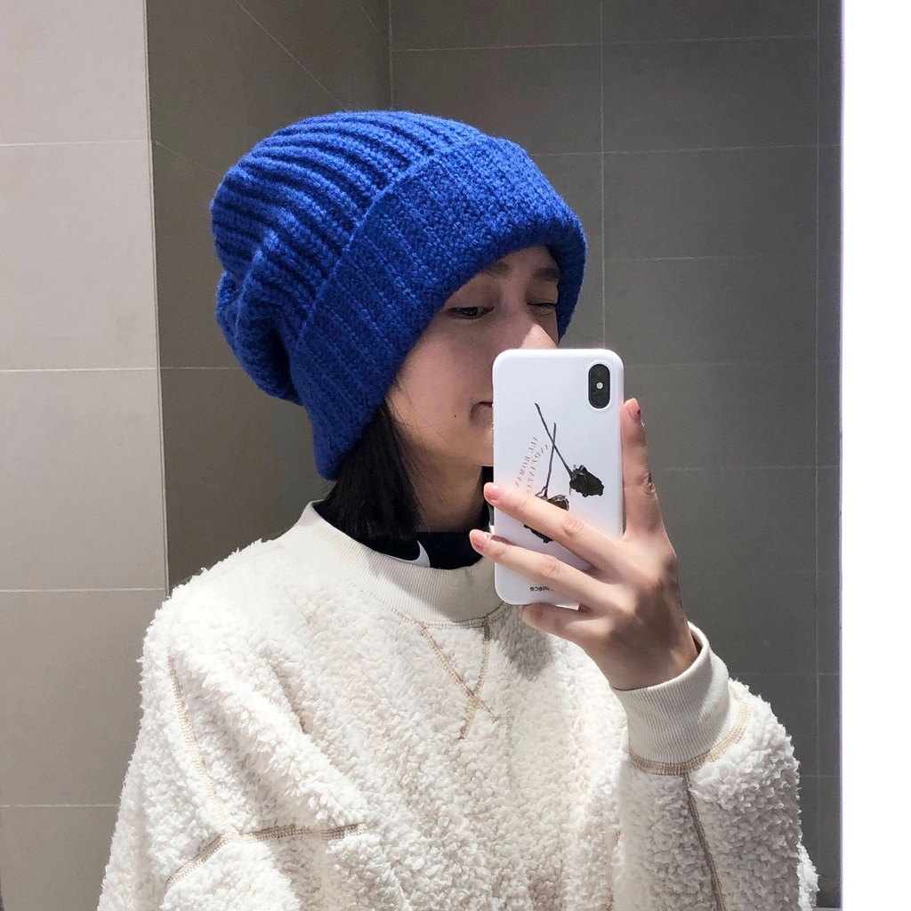 Mũ len nam nữ TUMIE nón len trơn oversize unisex phong cách ullzang ML001