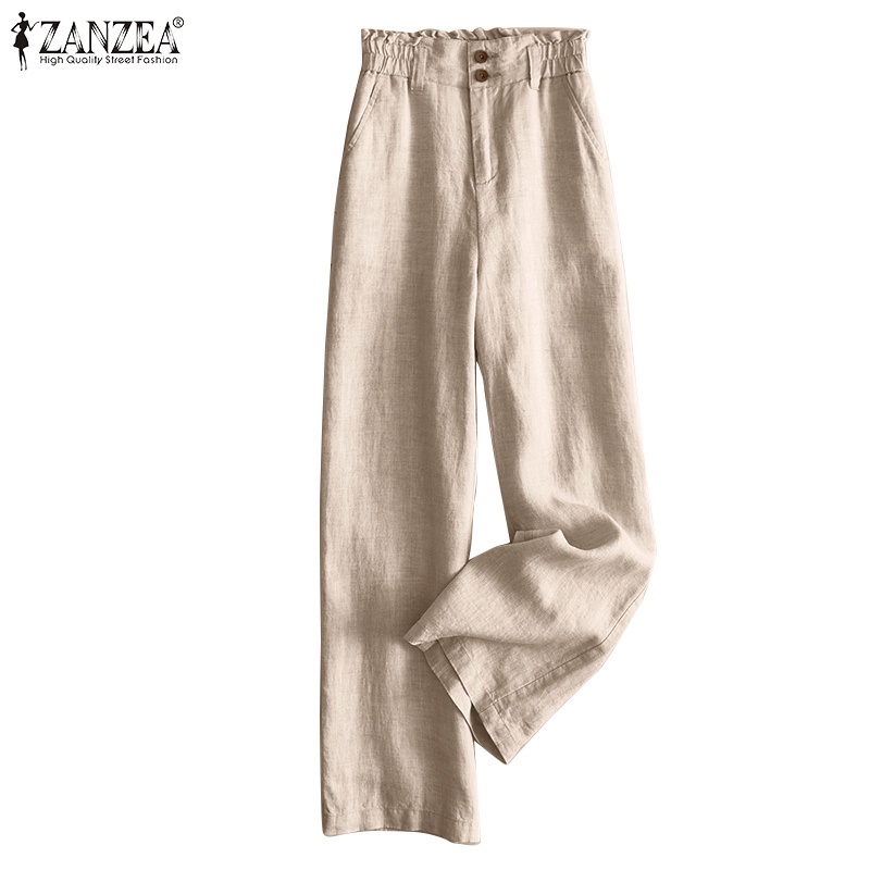 Quần Zanzea ống rộng thời trang dành cho nữ
