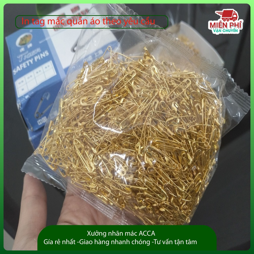 KIM BĂNG NHỎ 1 HỘP KIM BĂNG 1000 CÁI KÍCH THƯỚC 0.5 cm*2 cm GHIM TÂY