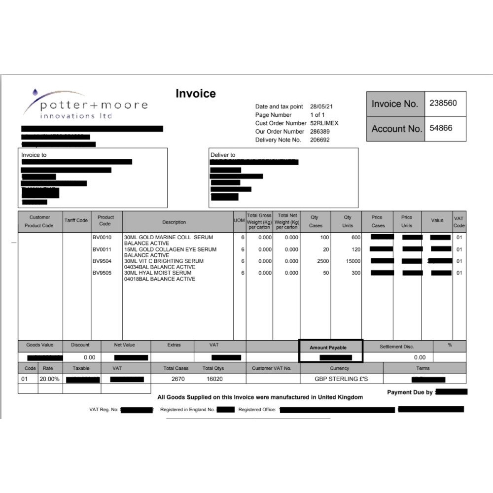 Bill Anh Serum Balance dòng Gold Collagen