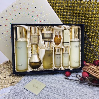 Sét nước hoa hồng sữa dưỡng ohui the first co  lọ tinh chất vàng