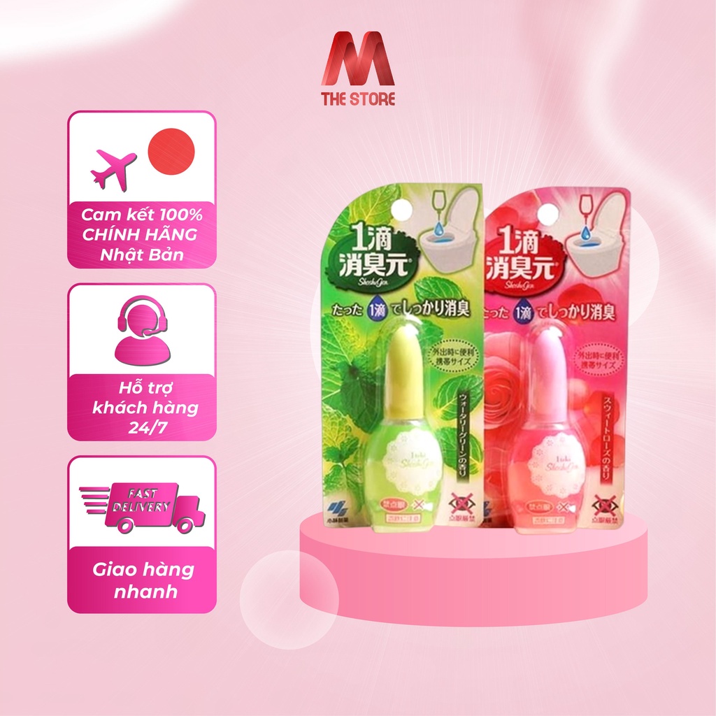 Nước nhỏ thơm bồn cầu Shoshugen Kobayashi nội địa Nhật