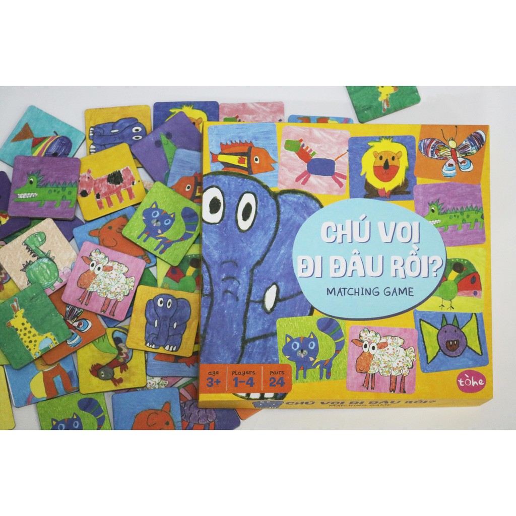 Matching game - Chú voi đi đâu rồi made by Tòhe