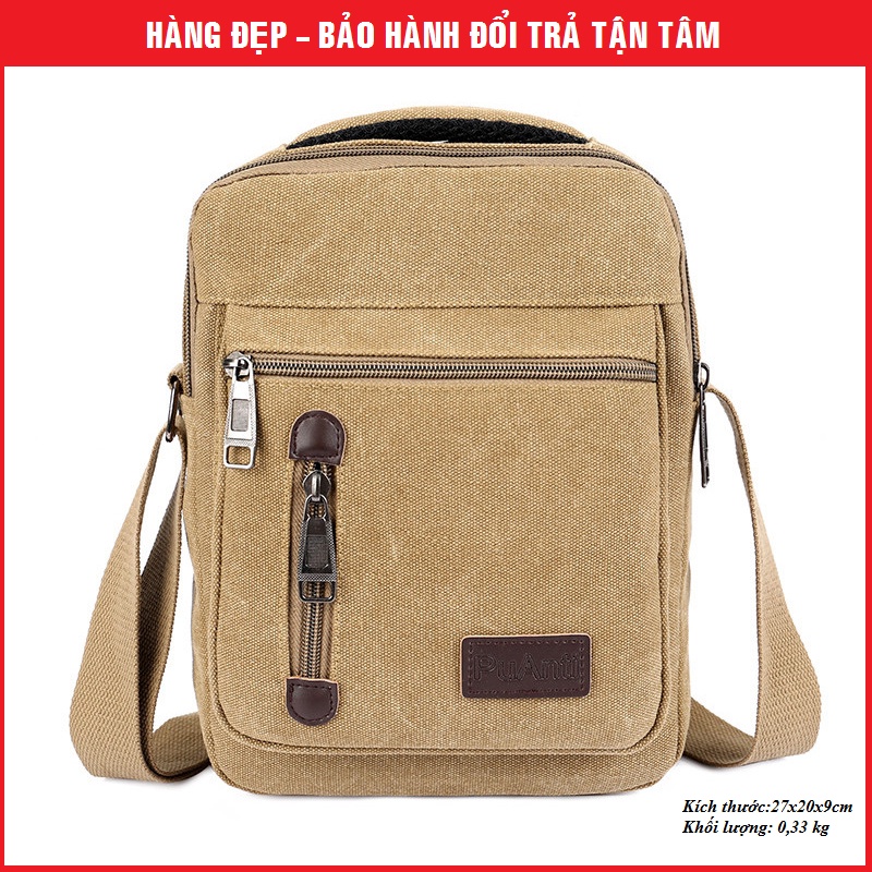 Túi đeo chéo vải Canvas cao cấp - Túi đeo vải bố thời trang, bền đẹp | BigBuy360 - bigbuy360.vn