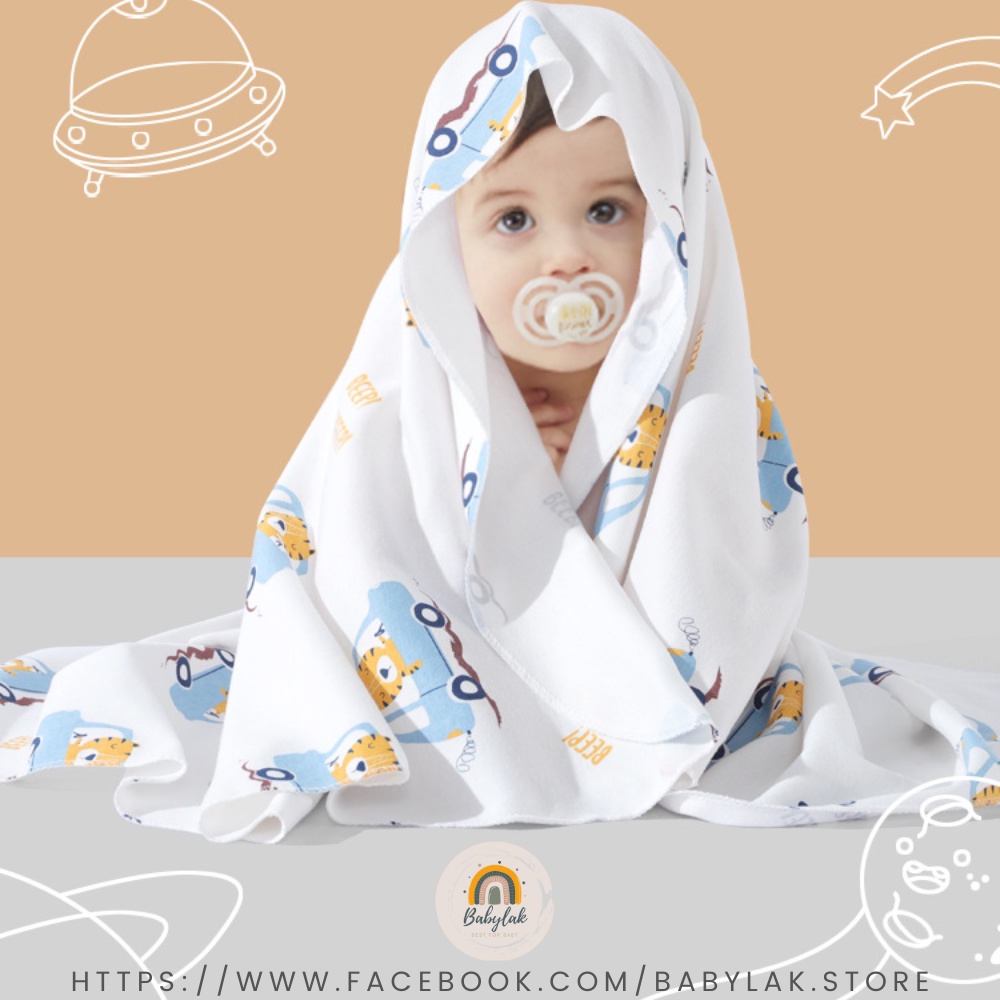 Khăn Cotton đa năng cho bé - Khổ 85x85 - Hàng cao cấp siêu mềm