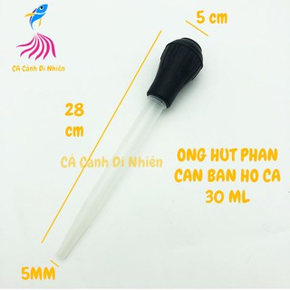 Ống hút phân cá loại NHỎ 30 ML - Hút cặn bẩn hồ cá