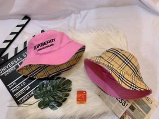 BUCKET 2 mặt BURBERRY - đội 2 mặt