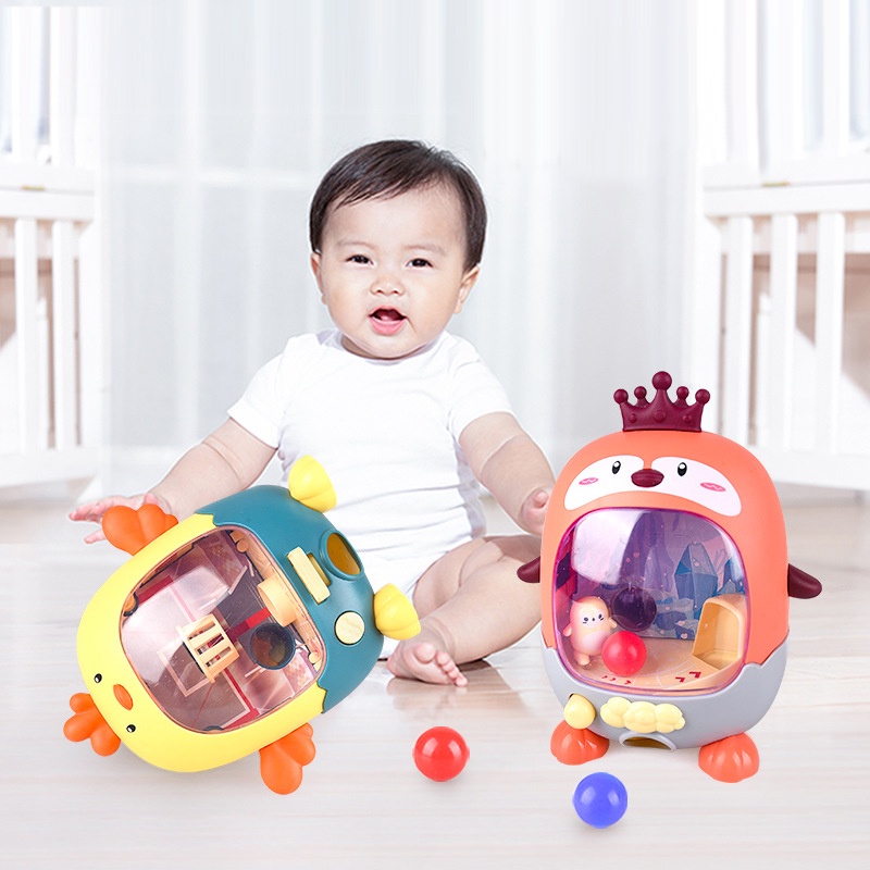 Đồ Chơi Máy Bắn Bóng Đá Hình Chim Cánh Cụt Để Bàn Vui Nhộn