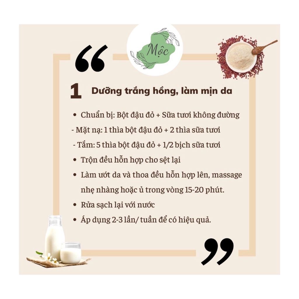 1kg bột đậu đỏ nguyên chất